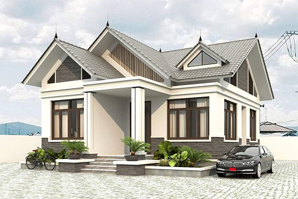 Top 50+ mẫu thiết kế nhà cấp 4 mái Thái đẹp, hiện đại nhất 2023
